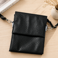 Premium Black Leather Crossbody Bag for Men | Luxury Messenger Shoulder Sling Bag
