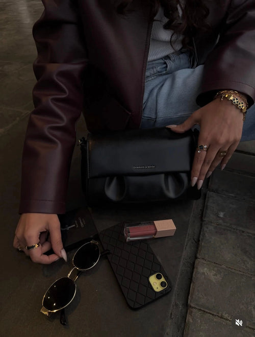 Burgundy Leather Jacket (For Women)