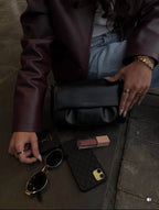 Unisex Burgundy Leather Bomber Jacket