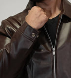 Men’s Coffee Brown Mafia Style Jacket