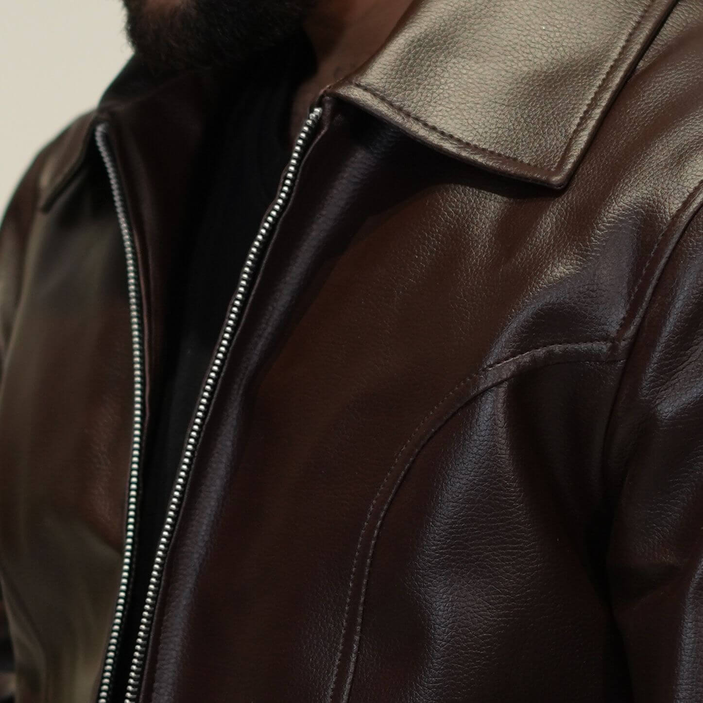 Men’s Coffee Brown Mafia Style Jacket