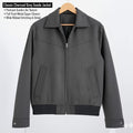 Men’s Premium Grey Suede Jacket
