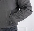 Men’s Premium Grey Suede Jacket