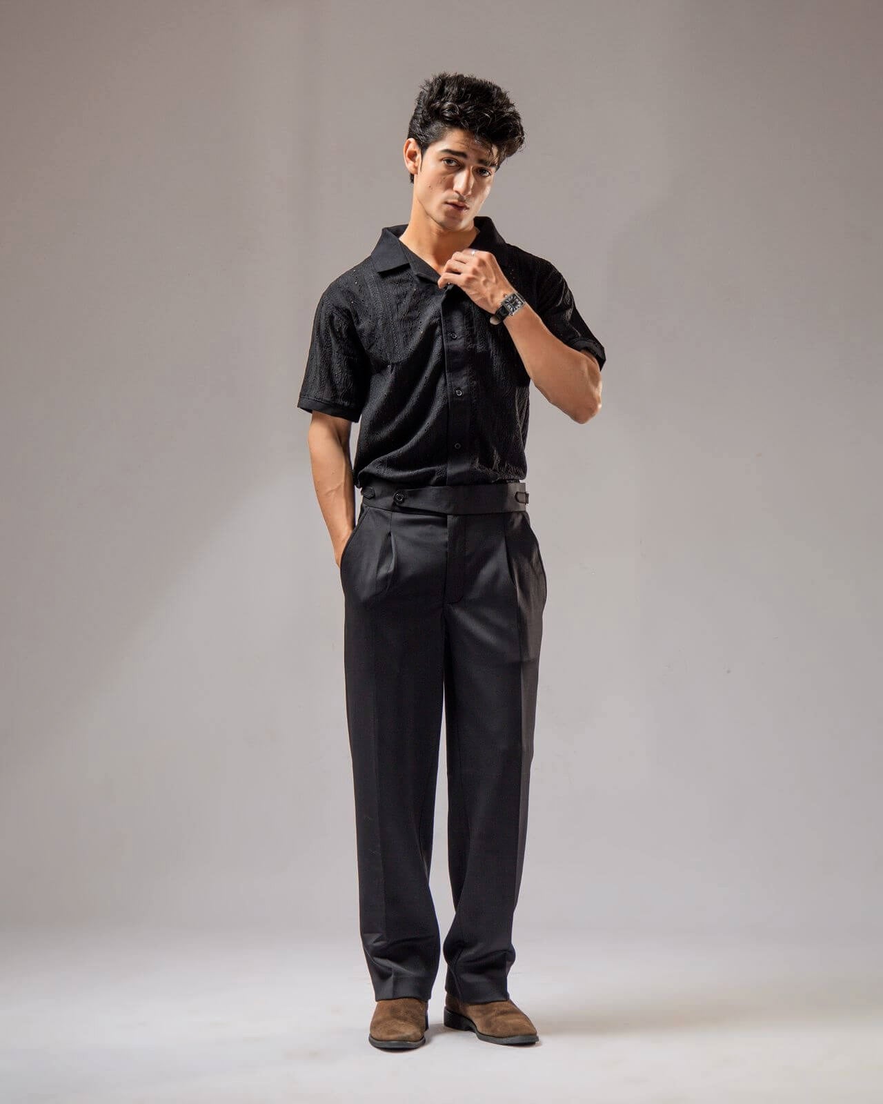 Men’s Black Bootcut Dress Pants – Bootcut Formal Trousers