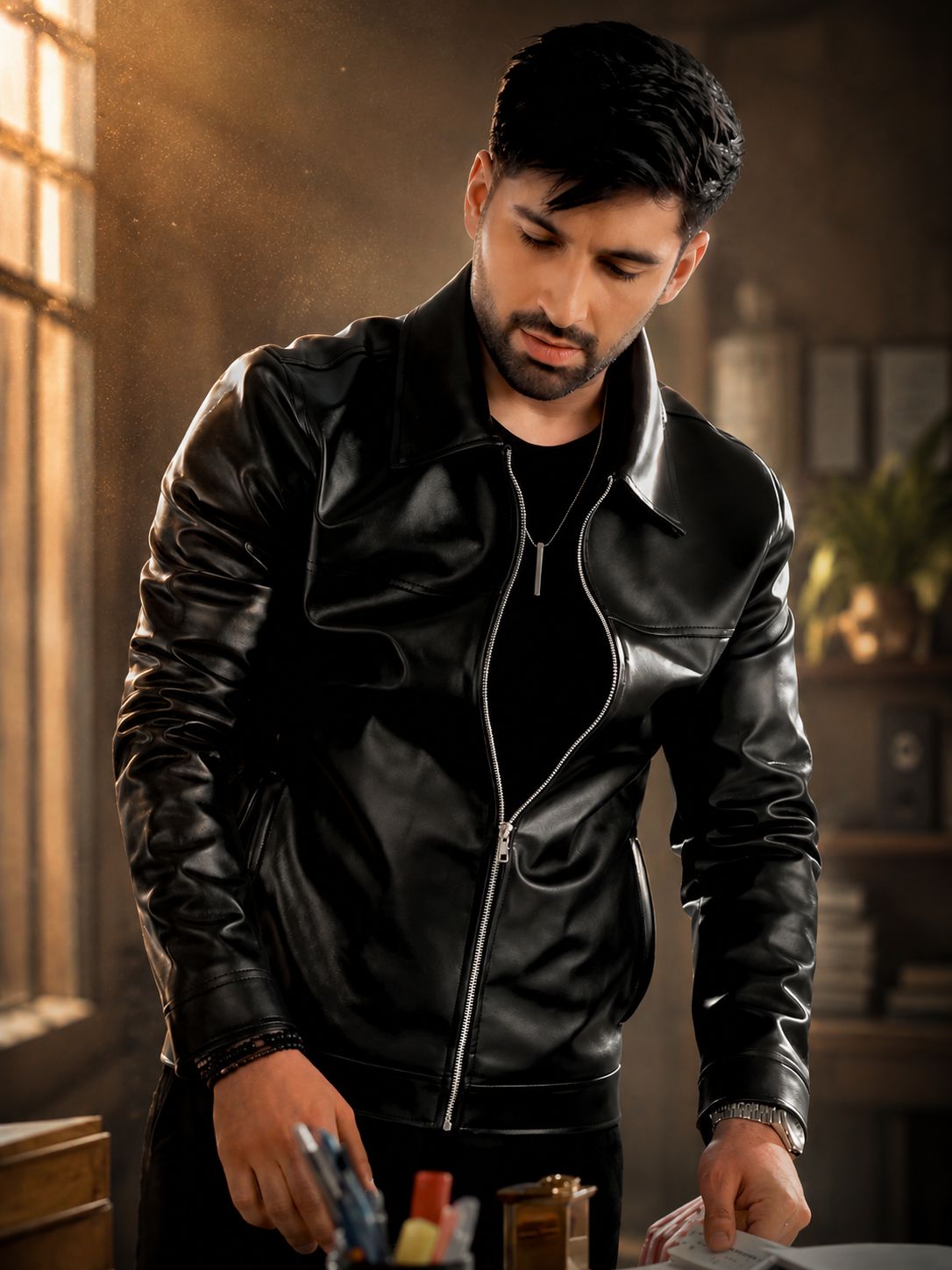 Men’s Yok Black Mafia Style Jacket